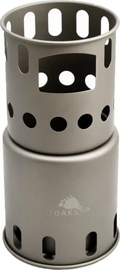 TOAKS Titanium Small Backpacking Wood Burning Stove